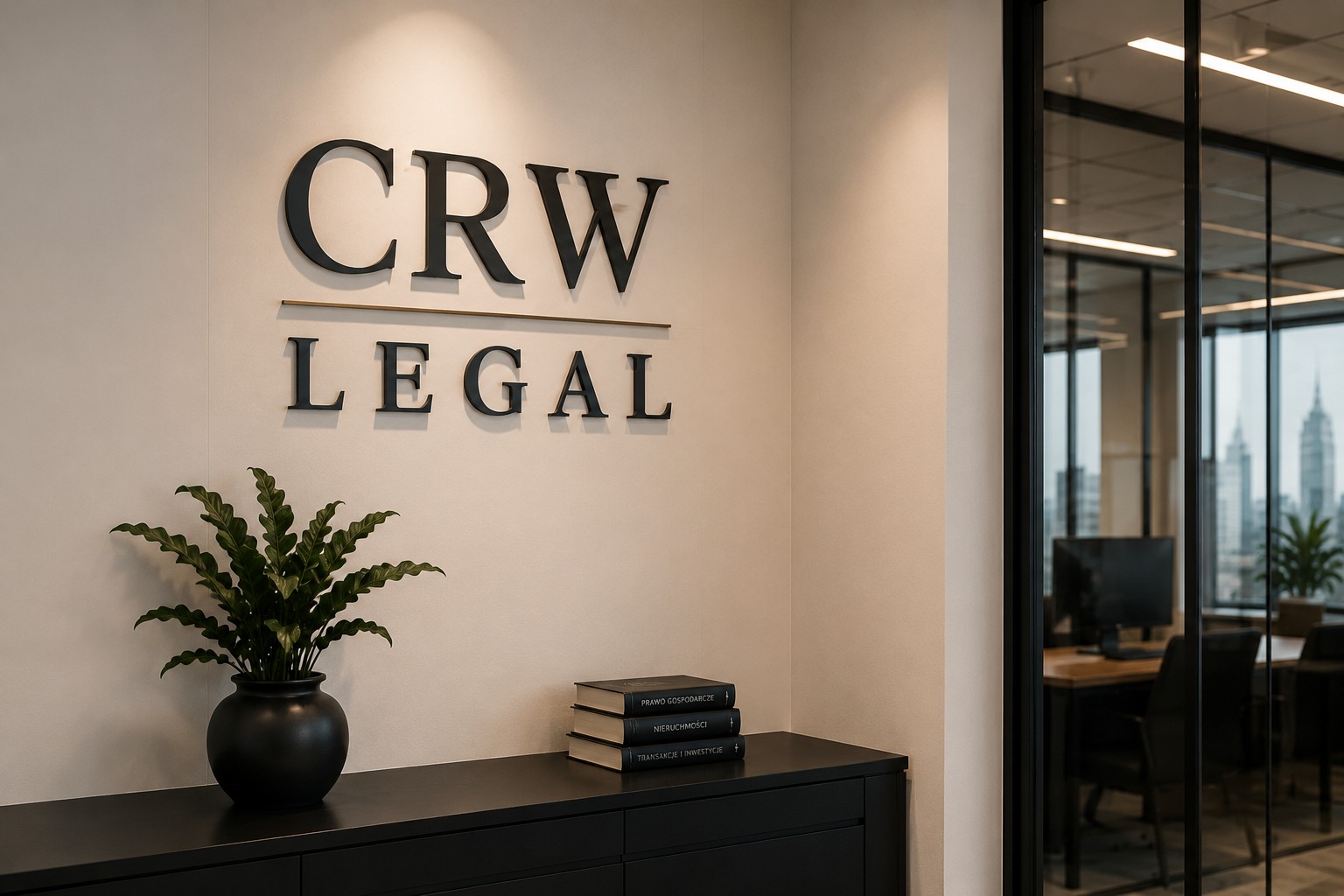 Recepcja kancelarii CRW Legal